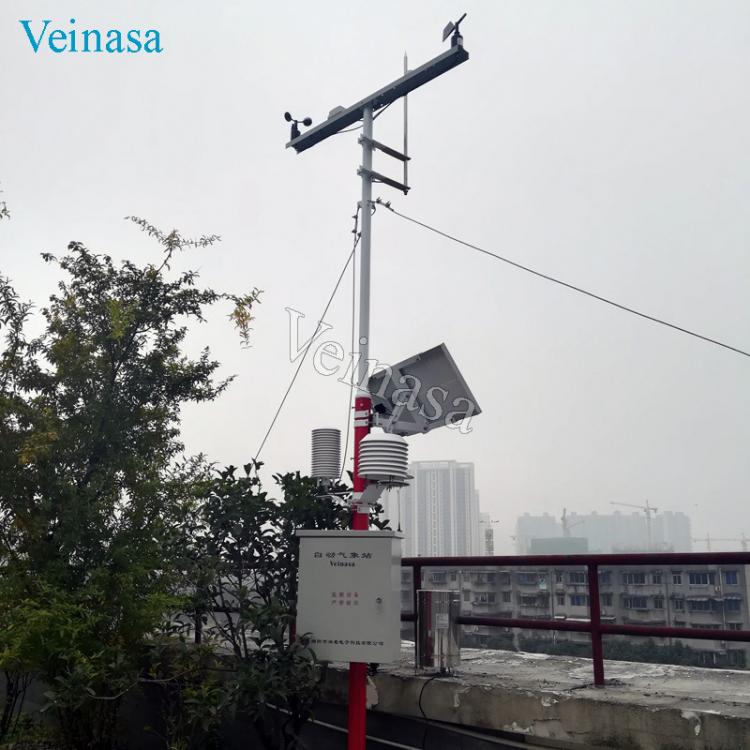 Veinasa 校園自動氣象站 CAWS010 220V供電 無線數(shù)據(jù)傳輸可定制