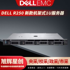 戴爾新品機架式服務器_DELLR250企業(yè)級1U辦公軟件服務器