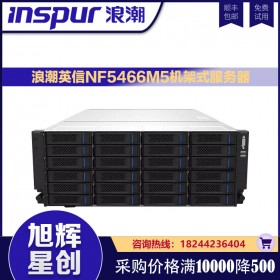 成都浪潮（INSPUR）NF5466M5服務(wù)器 2顆4210R/96G/2*480G+38*18T SATA/陣列卡/雙萬兆/800W雙電/導軌/三年質(zhì)保