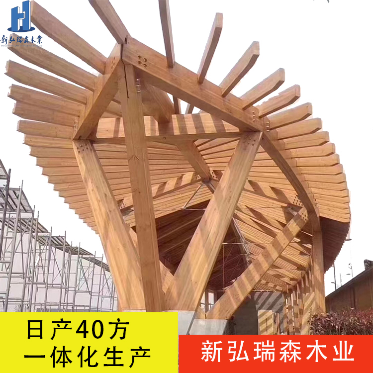 膠合木建筑搭建安裝 膠合木生產廠家 批發(fā)報價