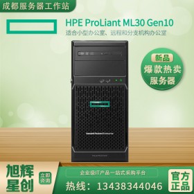 四川省巴中市惠普hp塔式服務器代理商_HPE ML30 Gen10至強八核服務器 醫(yī)院HIS/LIC/PACS供應