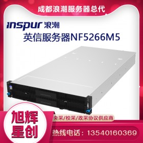 成都浪潮 INSPUR 機(jī)架式服務(wù)器 NF5266M5 INTEL XEON 4210 128GB 8TB*24SAS+960GB*4SSD 3108_12GB 2GB*1 1300W*2