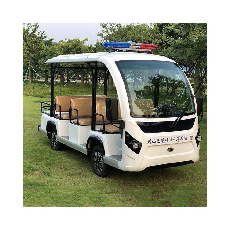 8座電動觀光巡邏車 社區(qū)街道公園適用 充電時間6-8小時