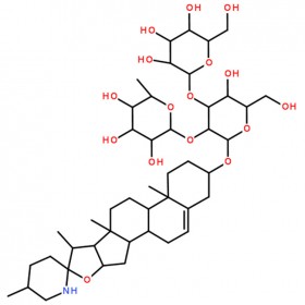 澳洲茄堿   茄解堿   Solasonine  19121-58-5 標(biāo)準(zhǔn)品|對照品