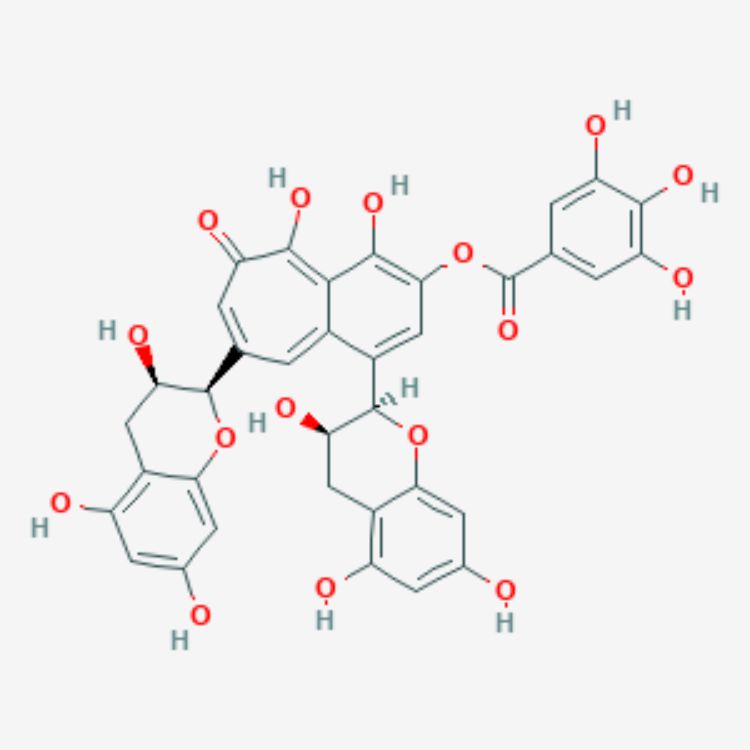 茶黃素-3'-沒食子酸酯