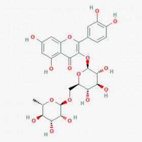 蘆丁  蕓香苷 槲皮素-3-O-蕓香糖苷  Rutin 153-18-4