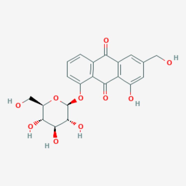 蘆薈大黃素-8-O-β-D-葡萄糖苷