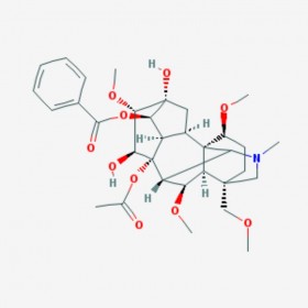 次烏頭堿 下烏頭堿  次烏堿 高烏頭堿	Hypaconitine