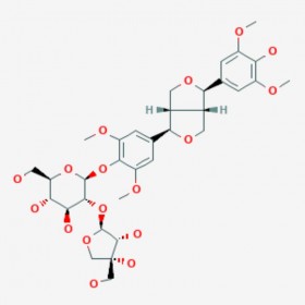 丁香樹脂酚-4-O-Β-D-呋喃芹糖基-(1→2)-Β-D-吡喃