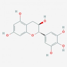 (-)-棓兒茶酸 (-)-Gallocatechin 3371-27-5 C15H14O7