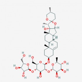 重樓皂苷H  PolyphyllinH 81917-50-2 C44H70O17