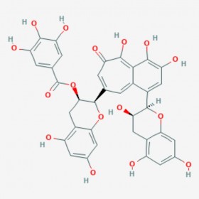 茶黃素-3-沒食子酸酯 Theaflavin-3-Gallate 30462-34-1 C36H28O16