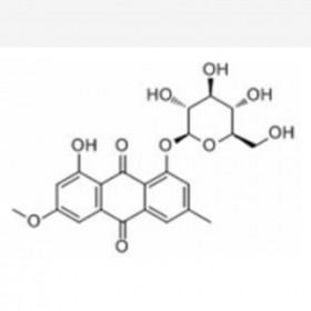 大黃素甲醚-1-O-β-D-葡萄糖苷 Physcion 1-O-β-D-glucoside 26296-54-8 C22H22O10