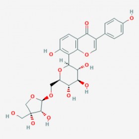 葛根素芹菜糖苷 Puerarin apioside 103654-50-8 C26H28O13