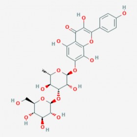 紅景天素 Rhodiosin; Herbacetin-7-O-glucorhamnoside 86831-54-1 C27H30O16