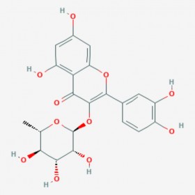 槲皮苷 Quercitrin 522-12-3 C21H20O11