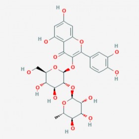 槲皮素-3-O-新橙皮苷 Quercetin 3-O-neohesperidoside 32453-36-4 C27H30O16