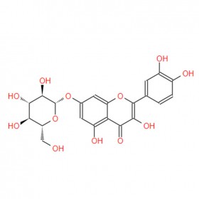 槲皮素-7-0-葡萄苷 Quercetin-7-O-glucoside 491-50-9 C21H20O12