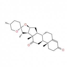 蒺藜苷元 (25R)-Spirost-4-en-3,12-dion 6875-60-1 C27H38O4