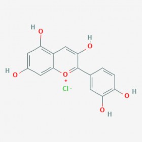 氯化矢車菊素 Cyanidin Chloride 528-58-5 C15H11O6.Cl