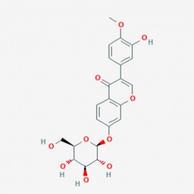 毛蕊異黃酮苷 Calycosin-7-O-beta-D-glucoside 20633-67-4 C22H22O10