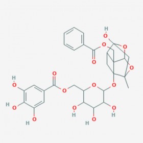 沒食子酰芍藥苷  Galloylpaeoniflorin 122965-41-7 C30H32O15