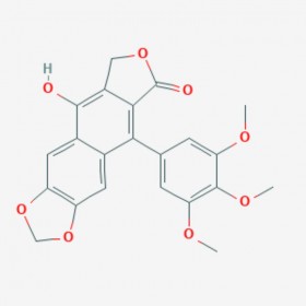 去氫鬼臼毒素  Tetradehydropodophyllotoxin 42123-27-3 C22H18O8