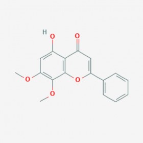 薺苧黃酮 5-Hydroxy-6,7-dimethoxylflavone 740-33-0 C17H14O5