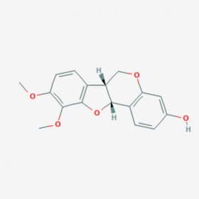 3-羥基-9,10-二甲氧基紫檀烷  3-Hydroxy-9,10-dimethoxyptercarpan  73340-41-7 C17H16O5