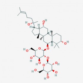 人參皂苷Rf Ginsenoside Rf 52286-58-5 C42H72O14