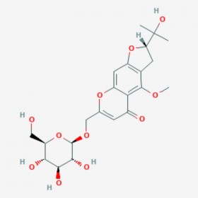 升麻素苷 Prim-O-glucosylcimifugin 80681-45-4 C22H28O11