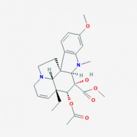 文多靈 Vindoline 2182-14-1 C25H32N2O6