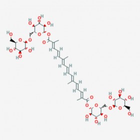 西紅花苷I CrocinⅠ 42553-65-1 C44H64O24