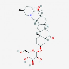 西貝母堿苷 Sipeimine-3β-D-glucoside  32685-93-1 C33H53NO8