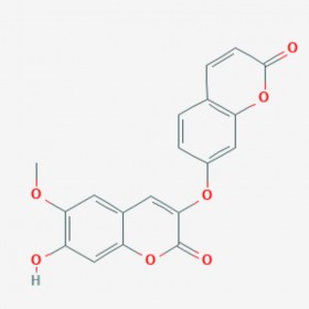 西瑞香素  Daphnoretin  2034-69-7 C19H12O7