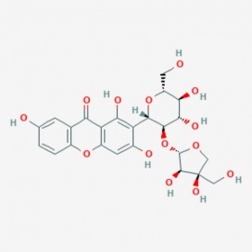 西伯利亞遠(yuǎn)志口山酮B Sibiricaxanthone B 241125-81-5 C24H26O14