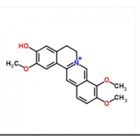 藥根堿 Jatrorrhizine 3621-38-3 C20H20NO4