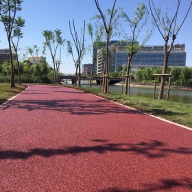 生態(tài)透水混凝土 透水混凝土面漆 彩色透水綠道 品牌廠家推薦