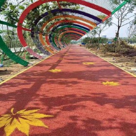 彩色混凝土路 車行彩色透水混凝土 無砂透水混凝土 海綿城市透水混凝土