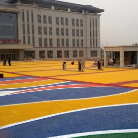 西安市 生態(tài)透水混泥土 車行彩色透水混凝土路 海綿城市透水混凝土 生產(chǎn)廠家