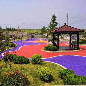 云南 透水性混凝土彩色路面 透水混凝土街道 海綿城市透水混凝土 免費(fèi)指導(dǎo)