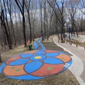 路面透水混凝土 生態(tài)彩色透水地坪 透水地面彩色透水混凝土 批發(fā)價(jià)格