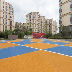 昆明市 露骨彩色透水混凝土 園林道路透水混凝土 生態(tài)透水地坪 施工單位