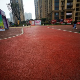 透水混凝土水泥路面 彩色透水砼混凝土 生態(tài)透水地坪 材料廠家