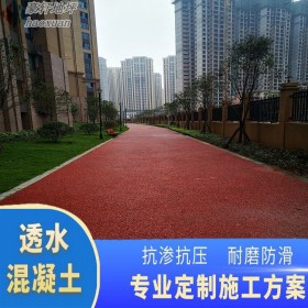 遵義市 露骨地坪 盲道透水混凝土 現(xiàn)澆透水混凝土 廠家報價