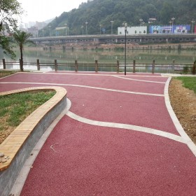 華亭縣 人行道透水砼 彩色透水混凝土 生態(tài)透水路面 廠家批發(fā)